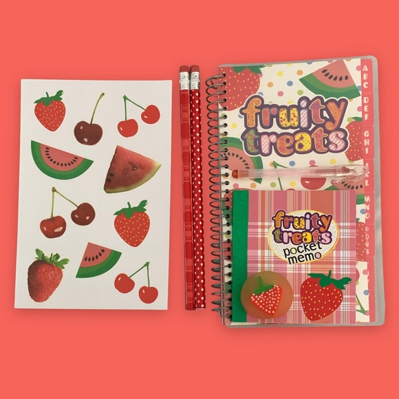 Fruity Treats Cute Stationery Planning Kit Notebook Set Office School Supplies - Picture 3 of 3